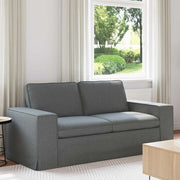 Divano Grigio scuro 182 x 80 x 82 cm Tessuto