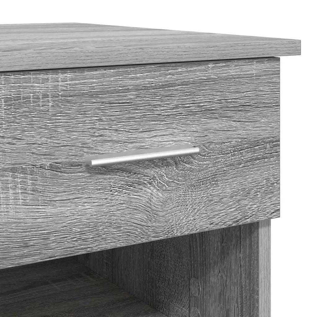 Scrivania | Tavolo da Ufficio Grigio Sonoma 90 x 49 x 75 cm Legno multistrato