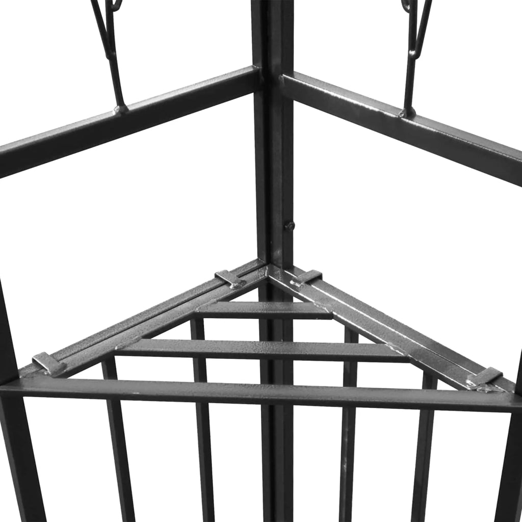 Gazebo 3 x 3 x 2,68 m Verde Poliestere e Acciaio 42030526
