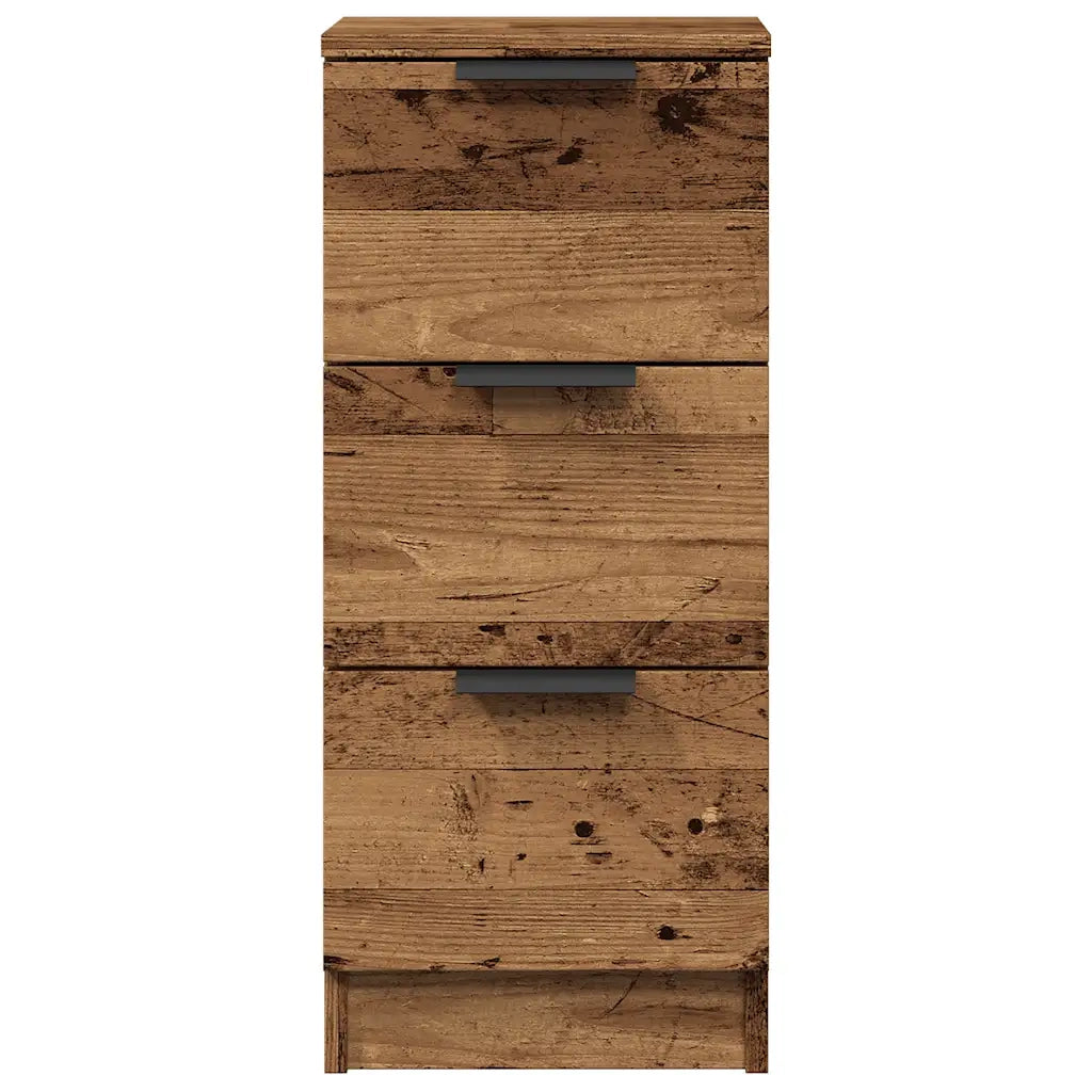 Credenze 2 pz Legno Antico 30x30x70 cm in Legno Multistrato 856956