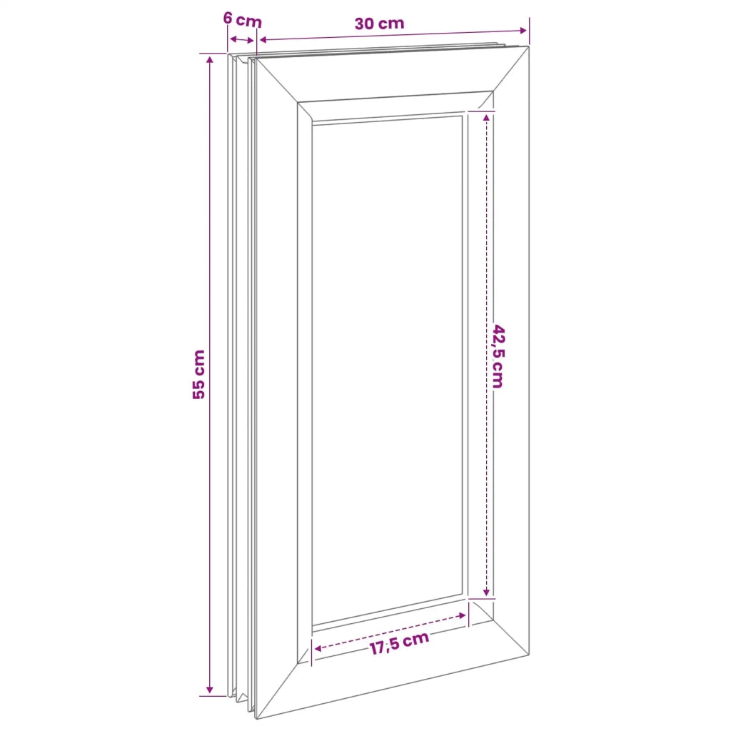 Finestra Cantina RISOR 30 x 55 cm PVC e Vetro 42047974