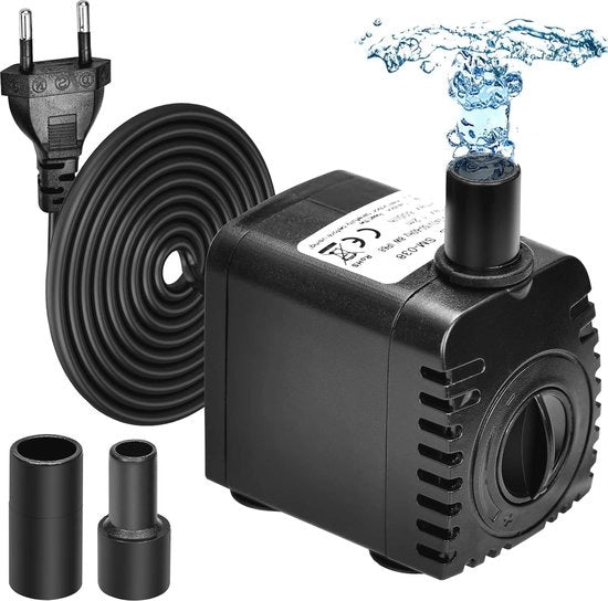 Pompa a doppia azione ultraleggera per acquario e giardino - Pompaggio energetico risparmiatore 600 l/h