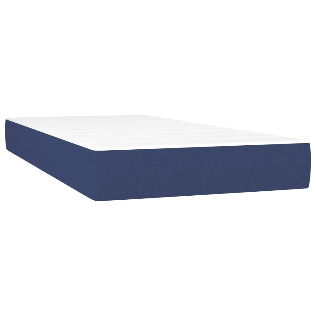 Giroletto a Molle con Materasso Blu 90x200 cm inTessuto 3127099