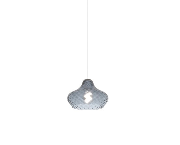SOSP. CROMO 3 LUCI RETTANGOLARE VETRI (2 X PICCOLO + 1 X GRANDE) TUTTI ZAFFIRO 1191CR-S3 RMIX-ZA