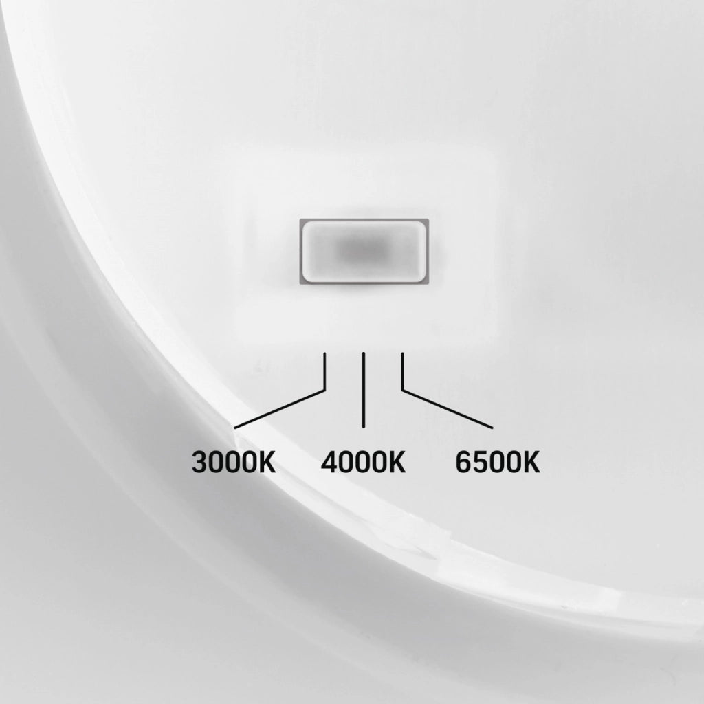 Applique esterna LED nera rotonda 25cm 18W CCT IP65 Videx