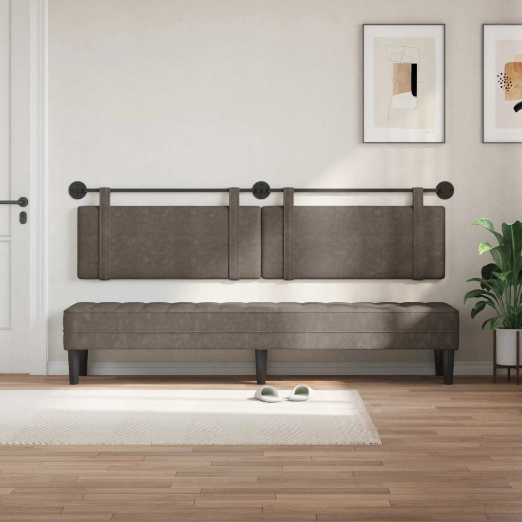 Testiera sospesa Grigio PU Antico 42031540
