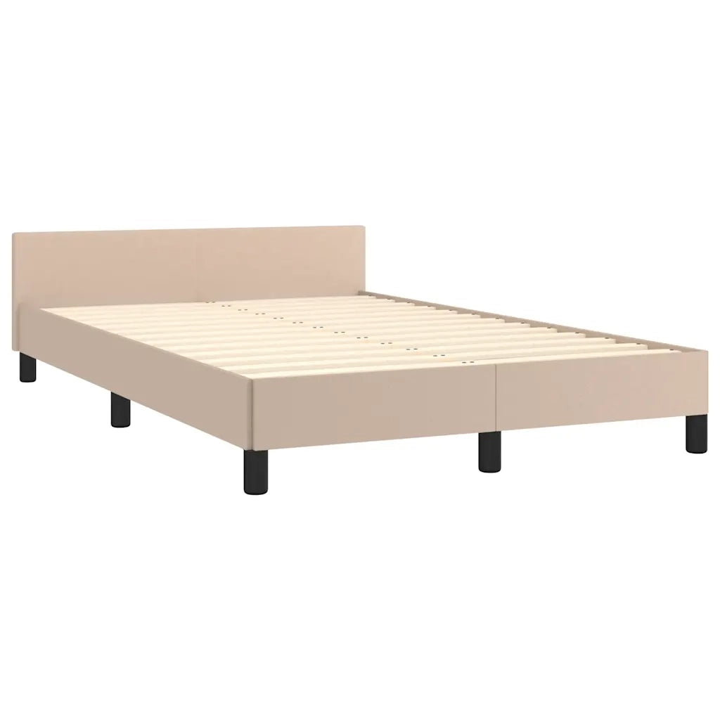 Giroletto con Testiera senza Materasso Cappuccino 120x200 cm 347494