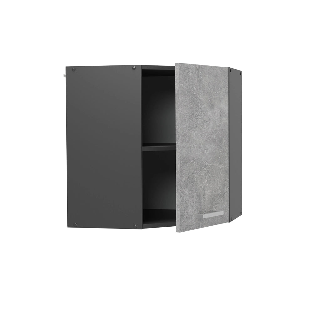 Vicco Mobile angolare da cucina Calcestruzzo 57 cm