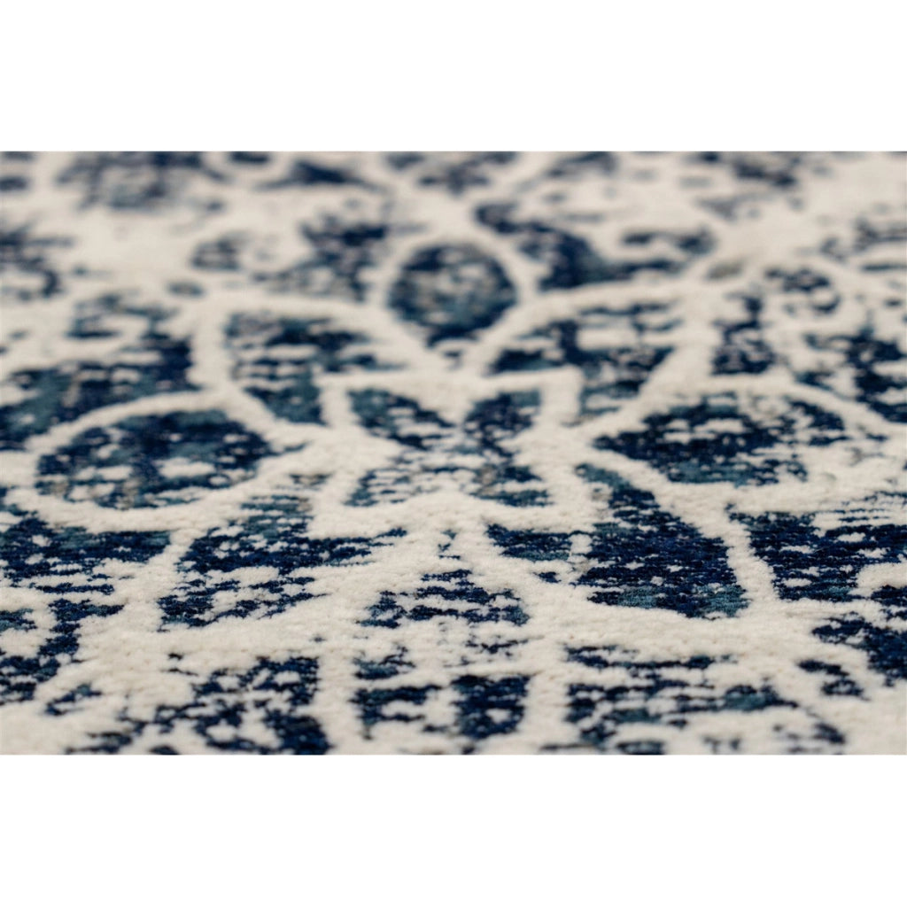 Tappeto River 130 Grey Multi in Cotone Jacquard 120x170 cm