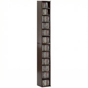 Armadio a colonne per CD e DVD ¨C Minimal ¨C marrone 21x22,5x88,5 cm