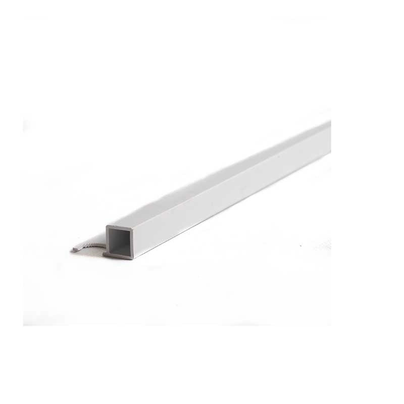 Profilo quadro proteggi angolo in pvc 10mm 2,6 metri : Colore - Grigio