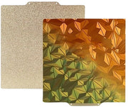 Piatto di costruzione doppio 220 x 220 mm - Spray PEI / PEO Kameleon - Piatto flessibile - Adesione forte - Adatto per stampante 3D - Piatto per stampante 3D