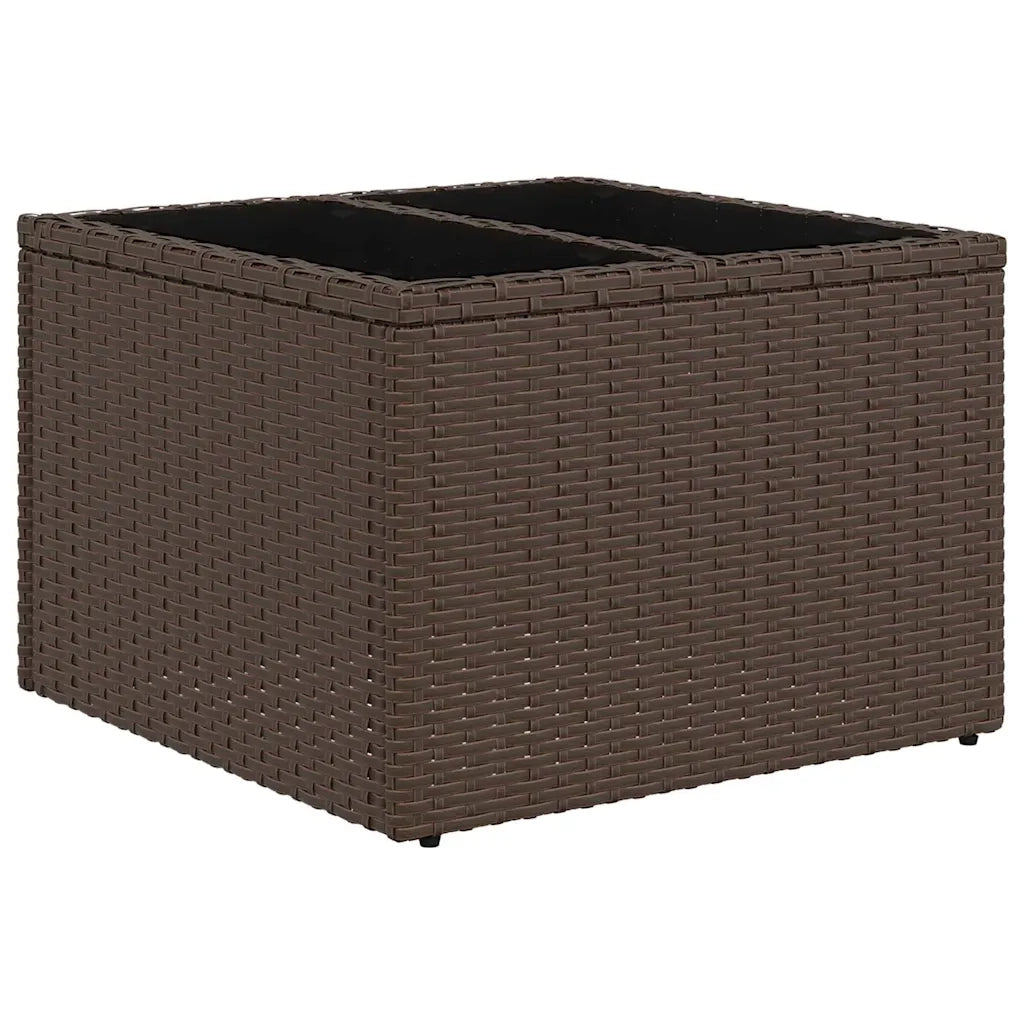 Set Divano da Giardino con cuscino 6 pcs Marrone polyrattan 3347074