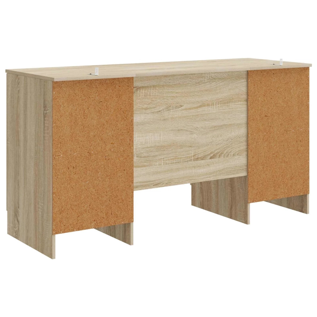 Scrivania | Tavolo da Ufficio Rovere Sonoma 142,5 x 50 x 75 cm Legno ingegnerizzato