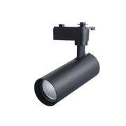 Trade Shop - Faretto Led 15w Orientabile Per Binario Monofase Direzionabile Cct Switch Ip20 Fm-15w-3c - Nero