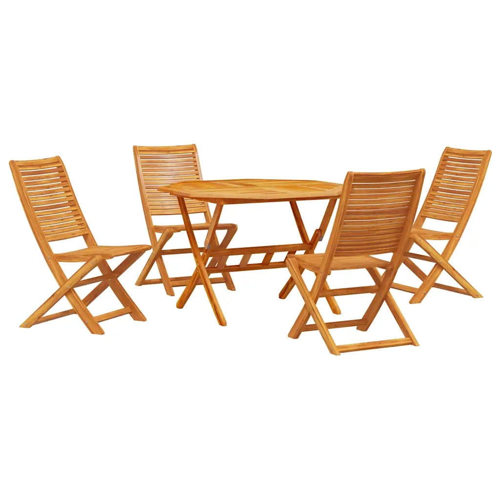 Set da Pranzo per Giardino 5 pcs Marrone 3375706
