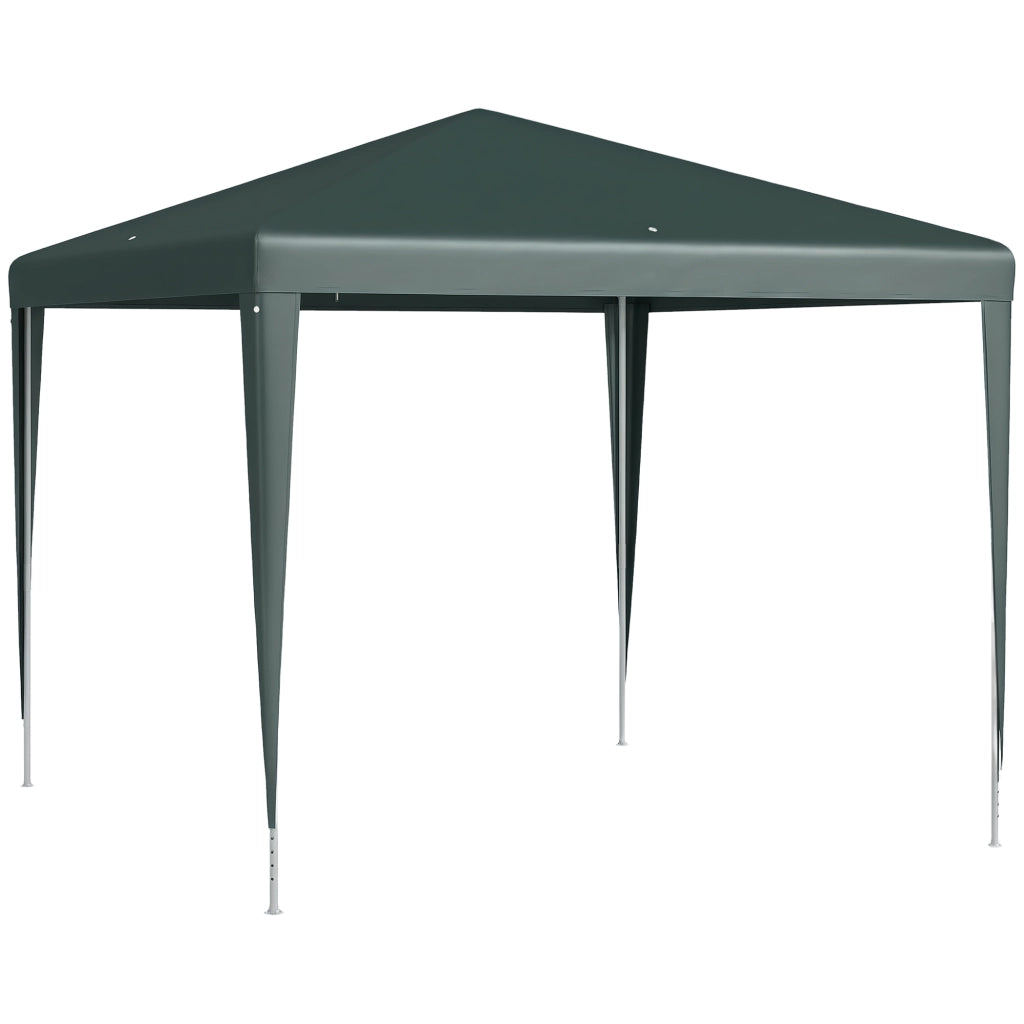 Gazebo da Giardino ¨C Minimal ¨C Verde Scuro Acciaio 270x270 cm