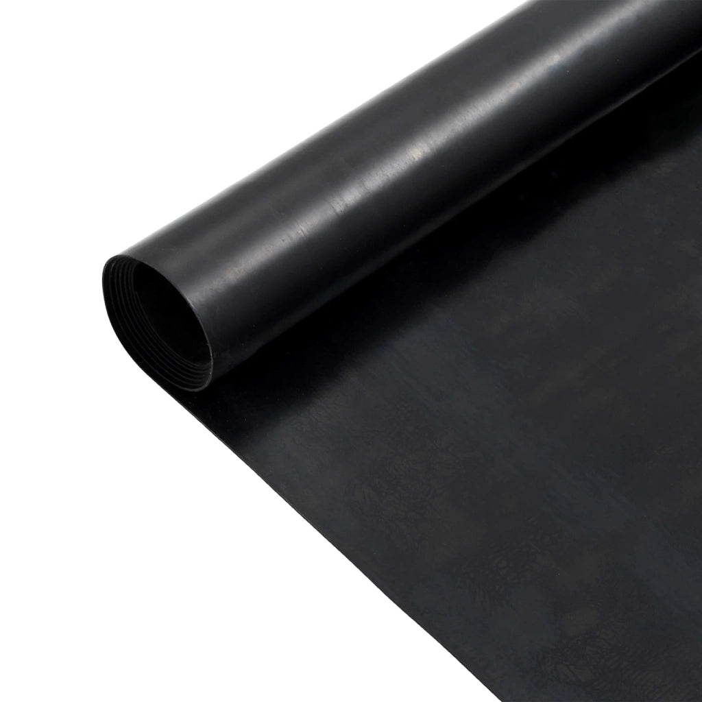Tappeto per pavimento Nero 1,2 x 5 m Gomma 42046735