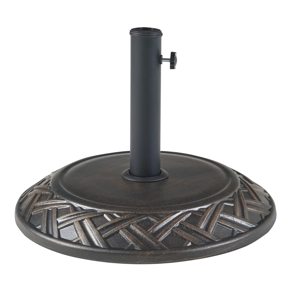 Base per ombrellone da giardino con adattatori 37 / 42 / 52 / 58 mm nero 03_0010252