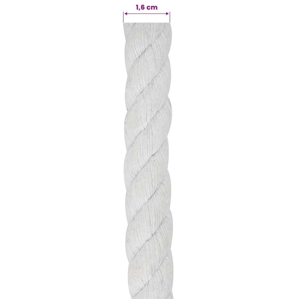 Corda Bianco 1,6 x 1,6 x 10000 cm Cotone 42011872