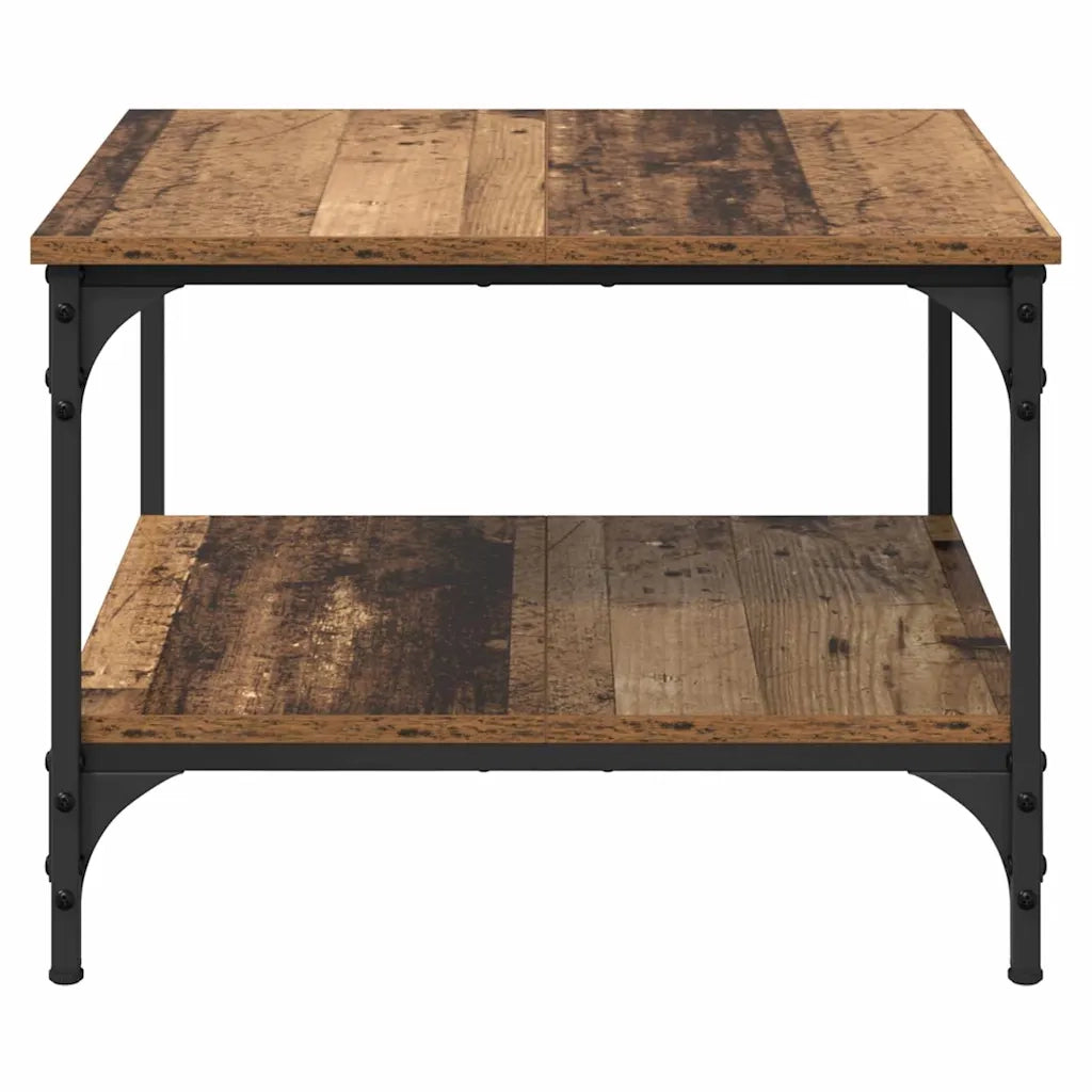 Tavolino da Salotto-Tavolino da soggiorno-Tavolo Legno vecchio 55 x 55 x 40 cm