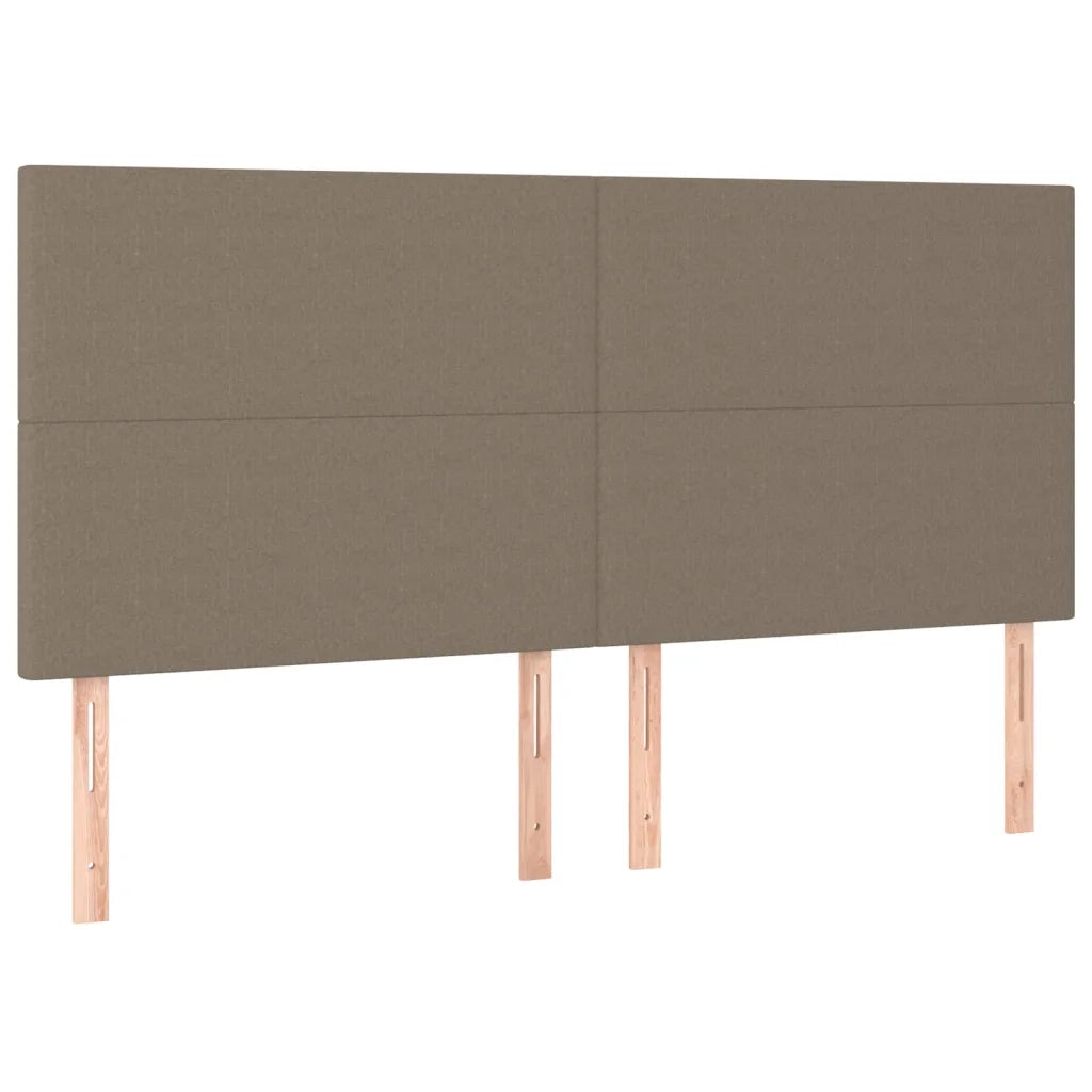 Giroletto a Molle con Materasso Tortora 180x200 cm in Tessuto 3128385