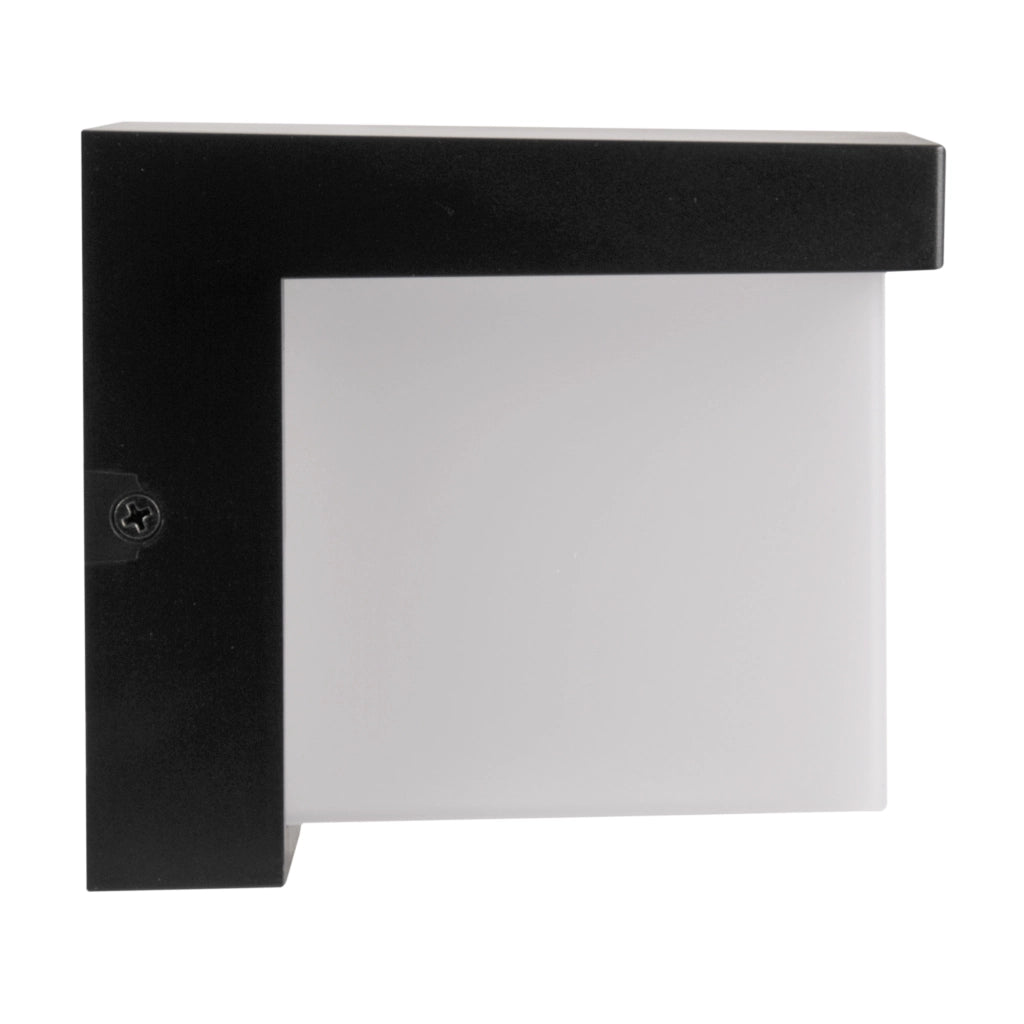 Applique esterna LED 10W 4000K nera IP54 Morgan Polux