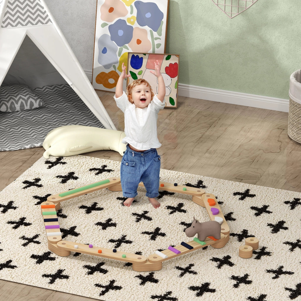 Set tavola equilibrio legno bambini ¨C Xylo ¨C 3-8 anni coordinazione gioco