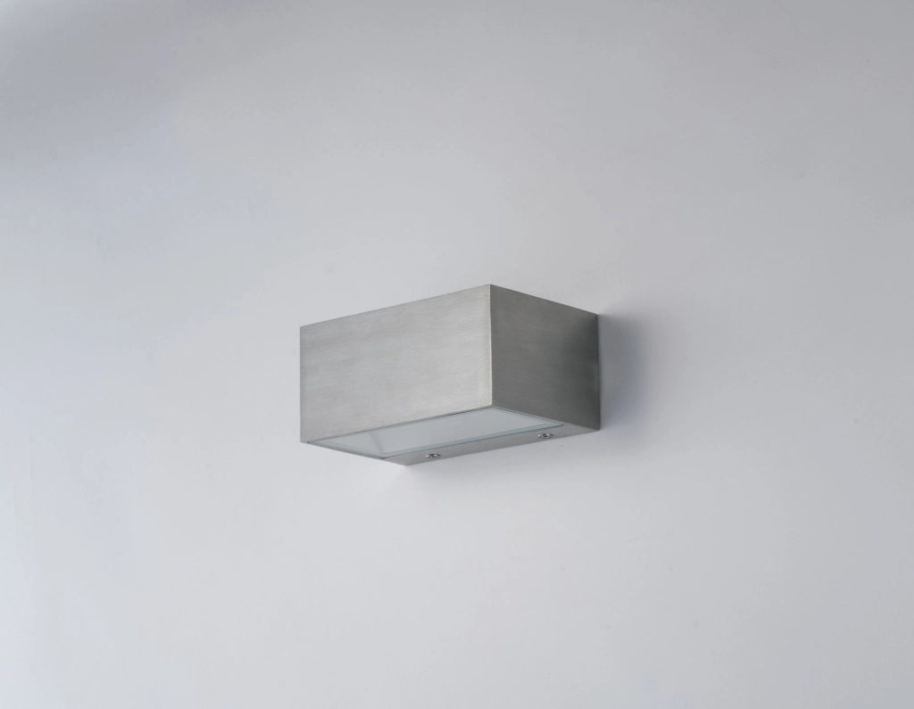 APPLIQUE BIEMISSIONE LED TWIN NIKEL 12W 1560LM CCT 3000K / 4000K IP54 6,5X8,9X14CM