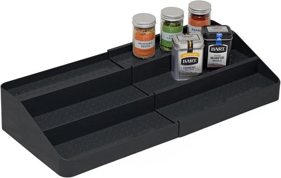 Umidificatore per piante con 3 livelli - organizzatore per armadietti - Nero