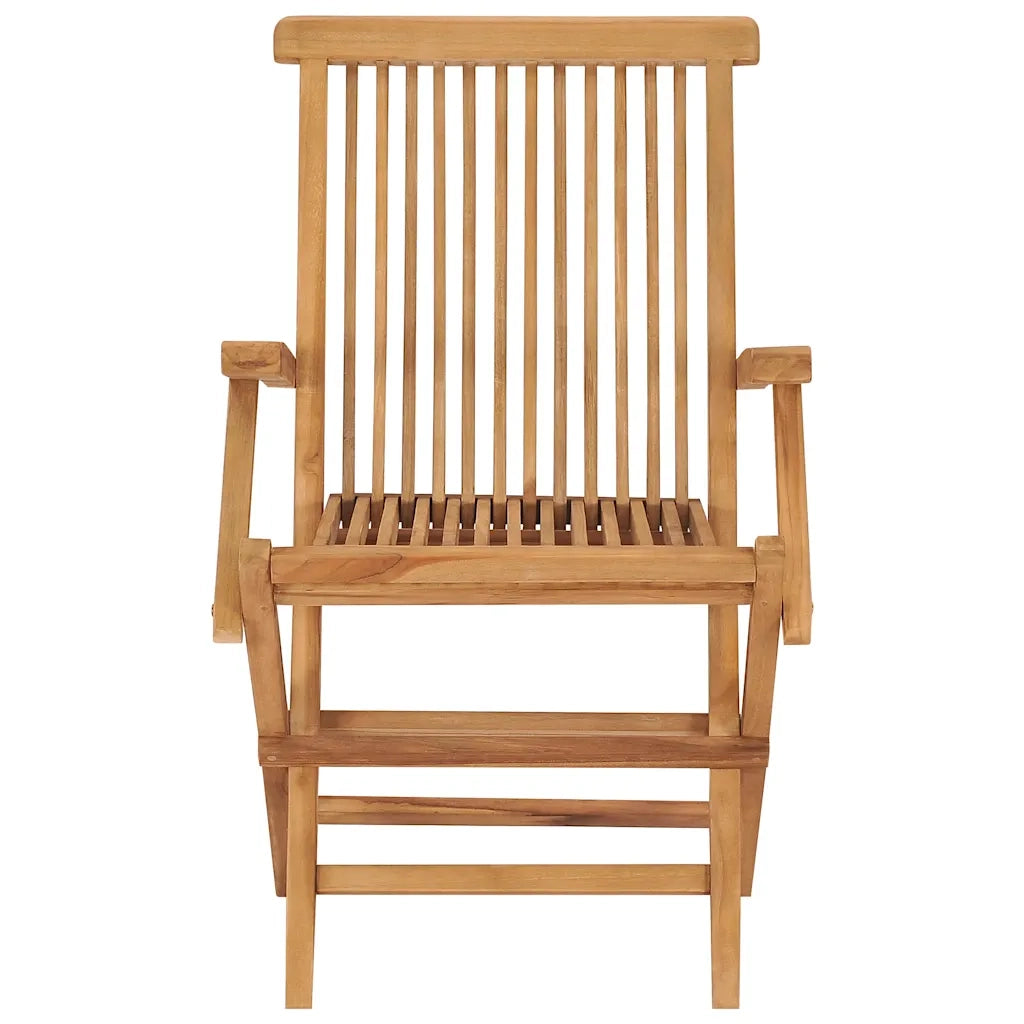 Sedie da Giardino Pieghevoli 6 pz in Legno Massello di Teak 3096594