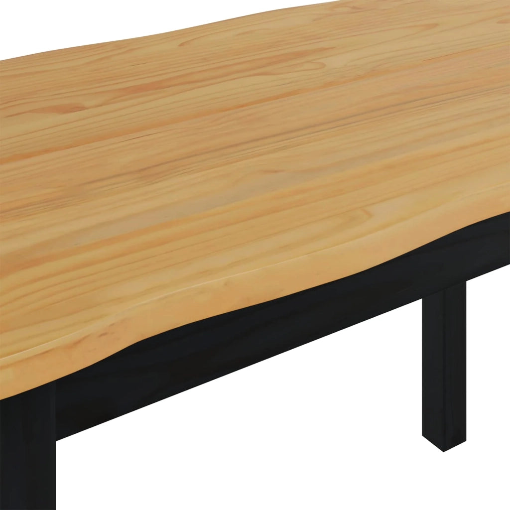 VidaXL Tavolo da pranzo EKAI Nero 112 x 70 x 76,5 cm 42037007