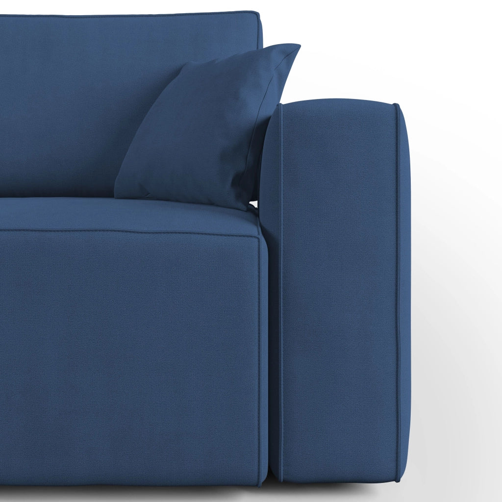 Morfeo Divano in tessuto impermeabile 215 cm blu