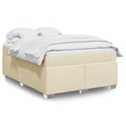 Giroletto a Molle con Materasso Crema 140x200 cm in Tessuto 3285142