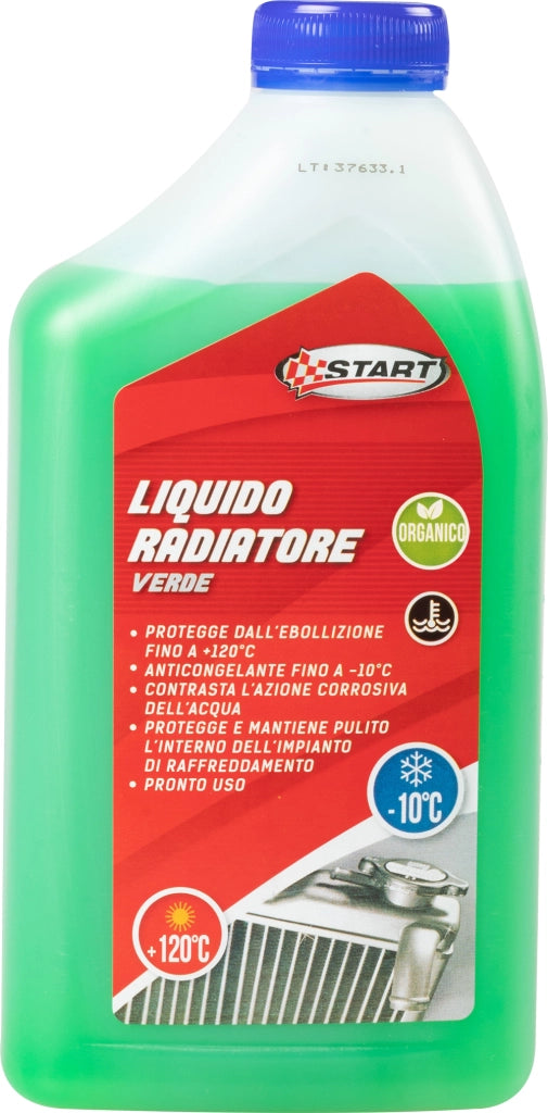 START Liquido radiatore verde 1L antigelo -10Â°C per motori benzina e diesel