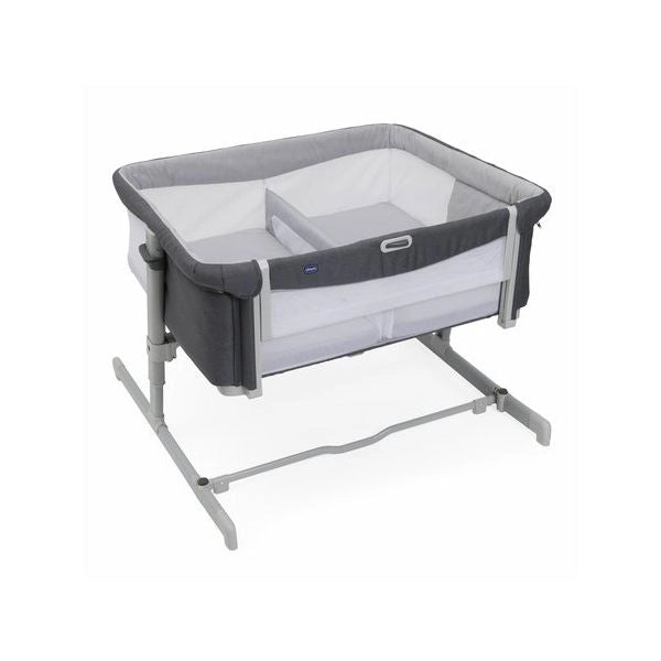 Culla co-sleep n2m twins grey 87077.68