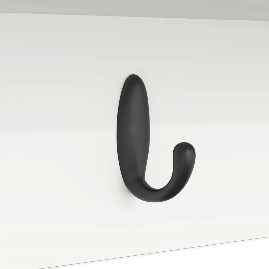 Appendiabiti a muro Bianco 50 x 16 x 26 cm Legno multistrato 874307