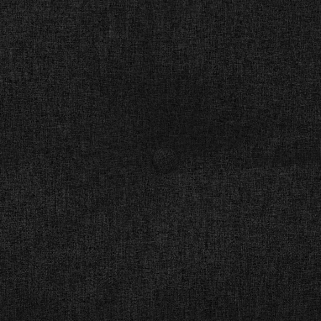 Cuscino per Schiena Nero 100 x 24 x 50 cm Tessuto 42014443