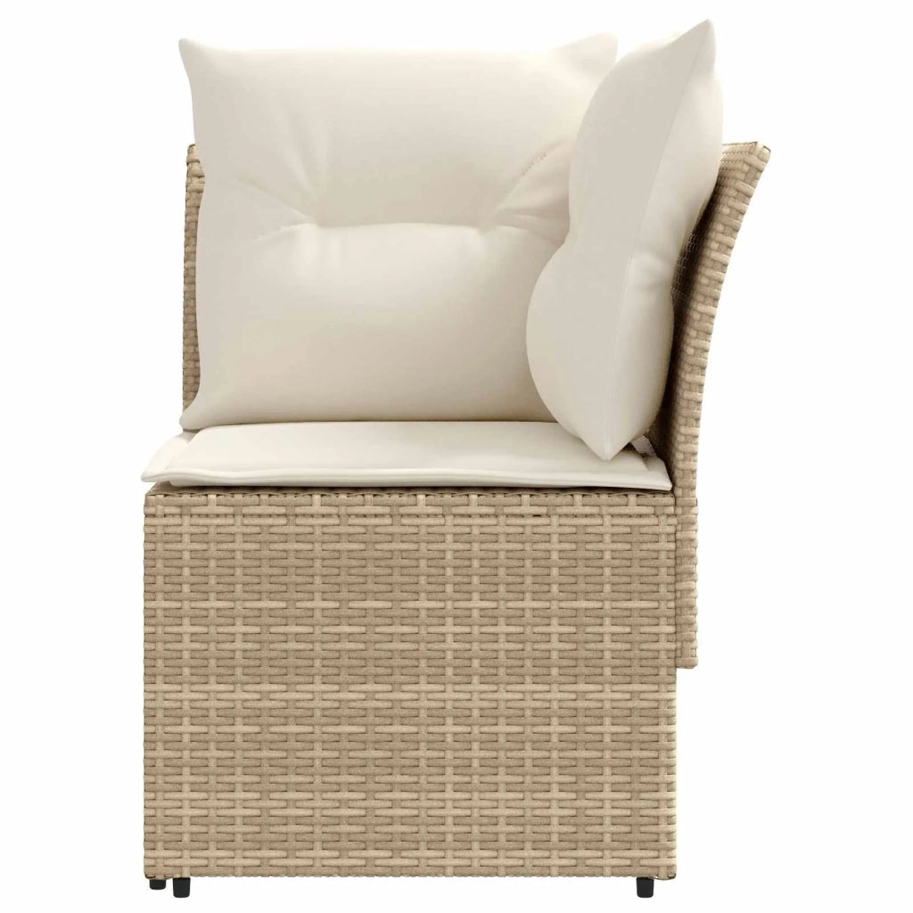Sofa da giardino-Divano con braccioli da giardino con divano angolare 2 Pezzo 156156