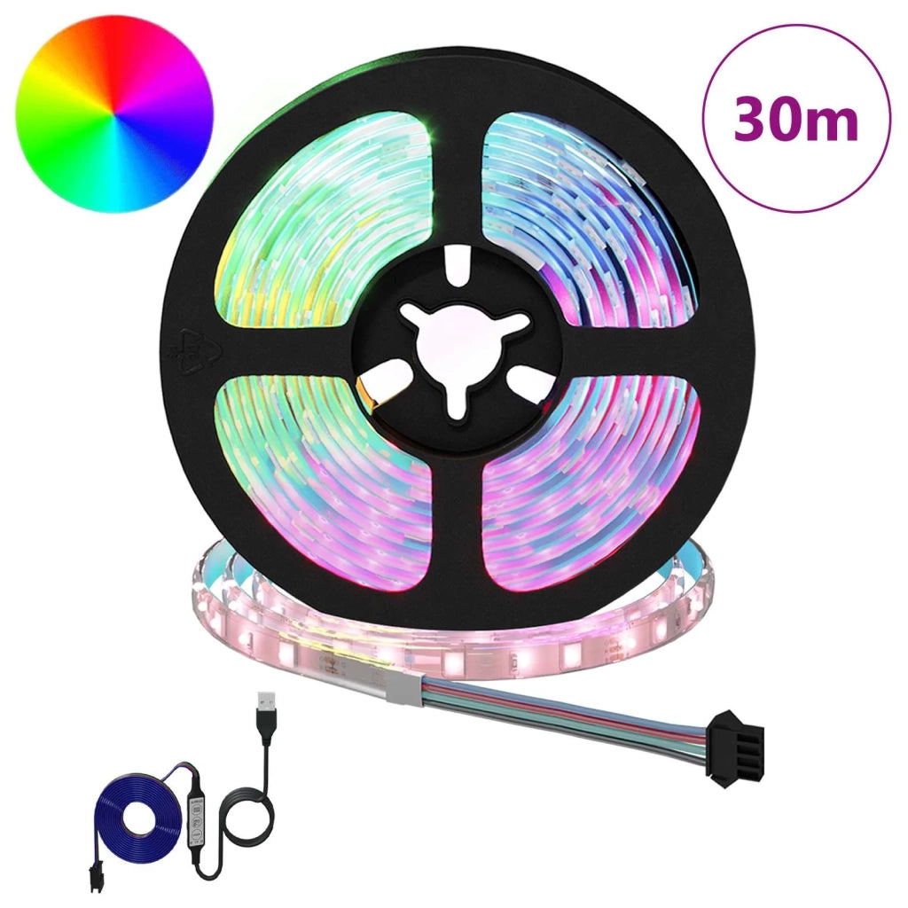Striscia LED 12 pcs Nero e trasparente 2500 mm Rame e plastica 3429091