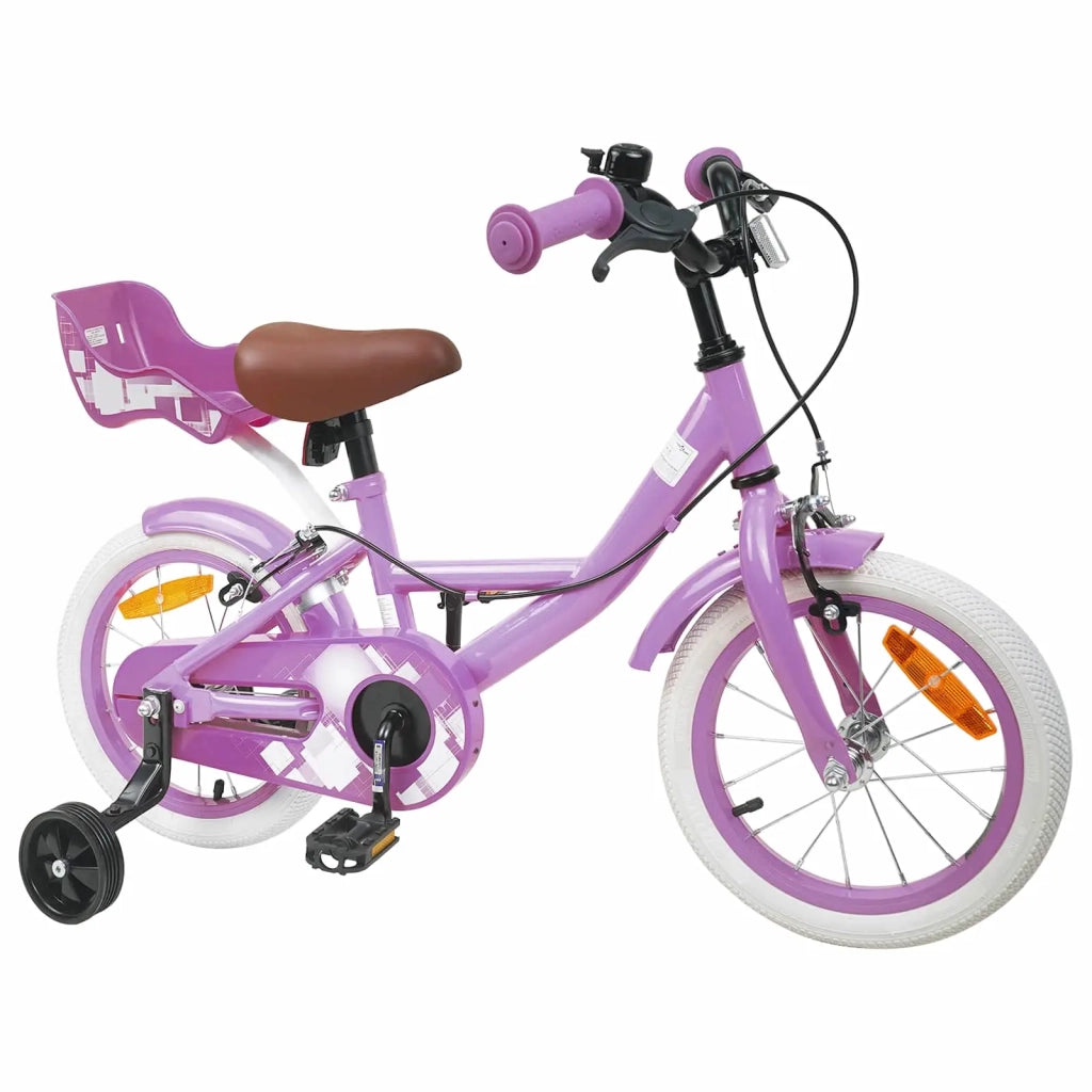 Bicicletta per Bambini 16 Pollici per bambini di 4-6 anni Viola 42009425