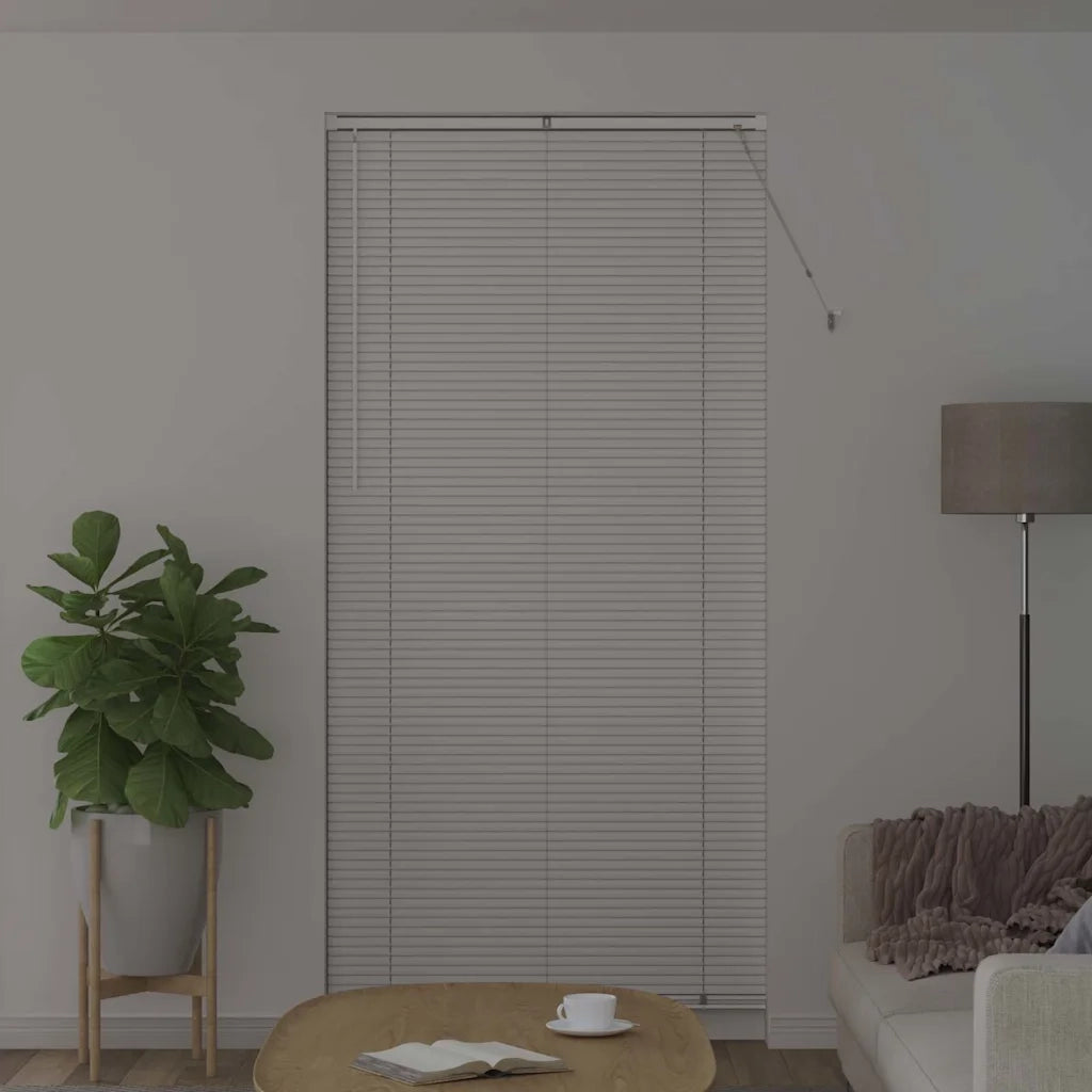 Tendaggi a Veneziana | Tenda a lamelle Bianco 220 x 100 cm Alluminio