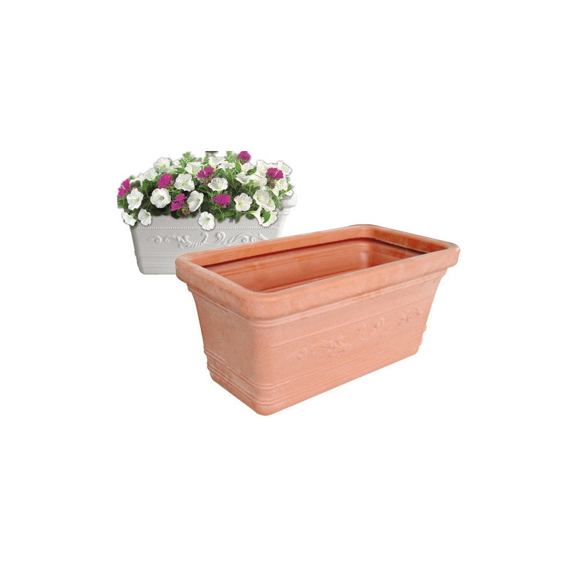 Cassetta rettangolare 100×44×44 in resina Prestige Impruneta da esterno – Nuova Plastica Adriatica