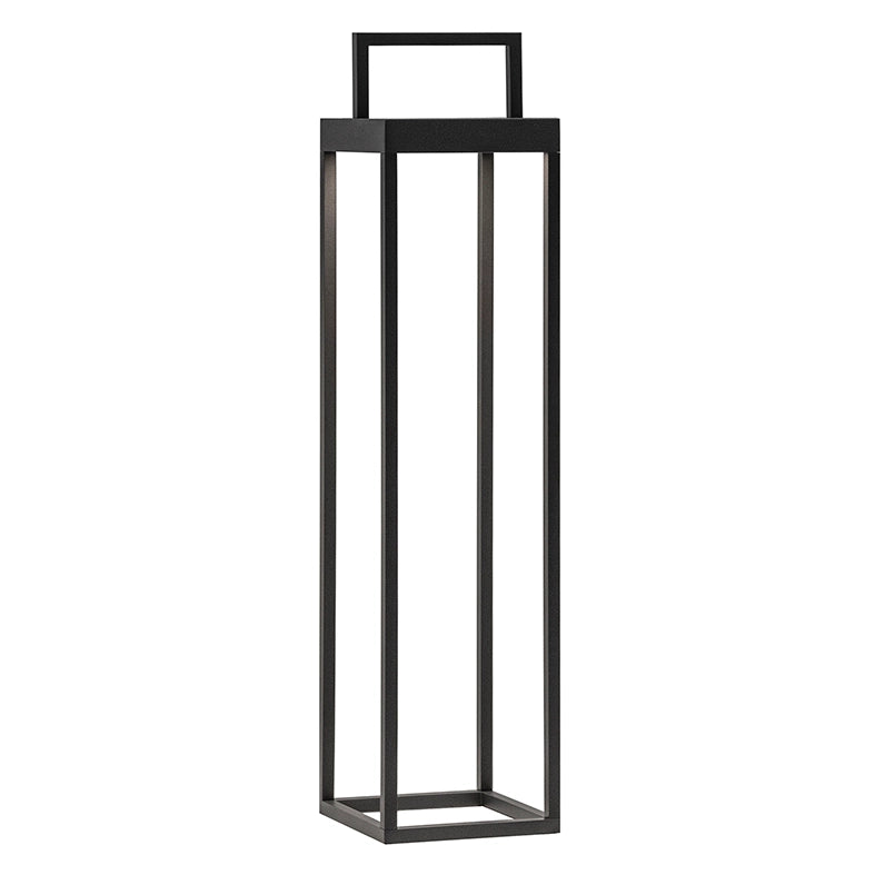Lanterna Soon solare antracite a led da 2,2w a batteria IP54 h. 52,5cm