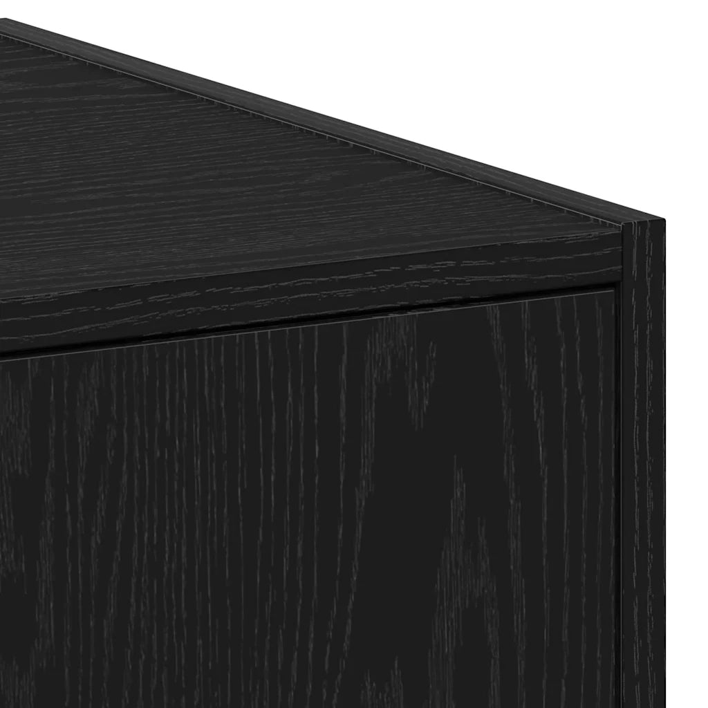 Armadio da Apoteca Rovere nero 30 x 41 x 174.5 cm 3365620