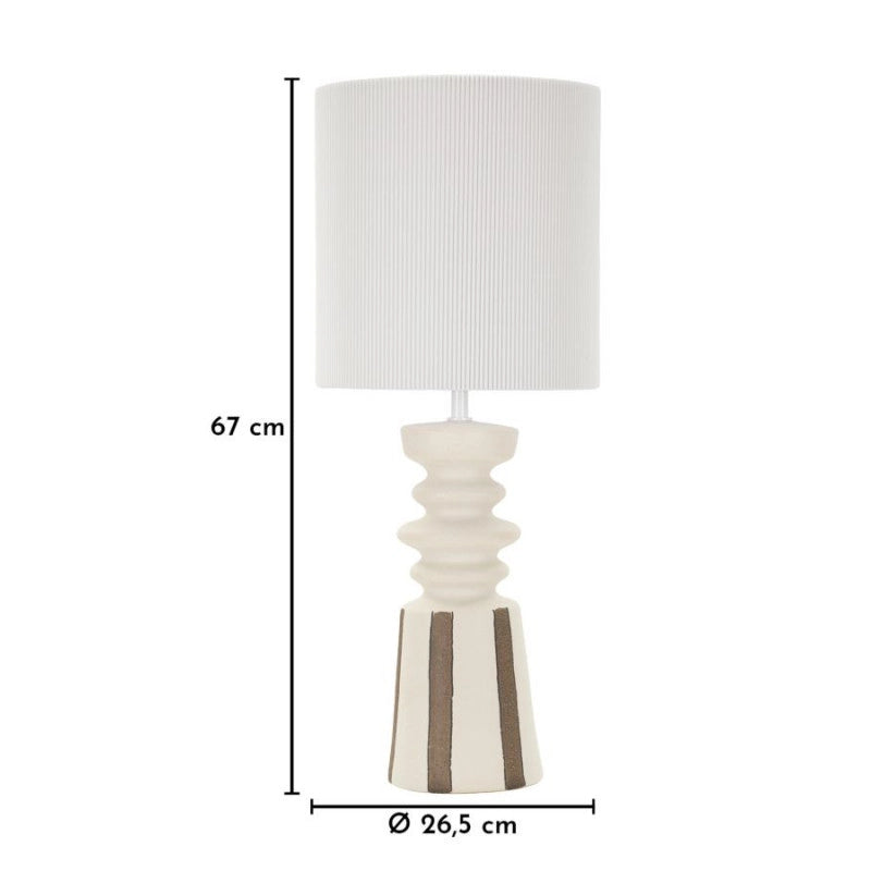 Lampadelle A Da Tavolo Tribal cm ø 26,5x67