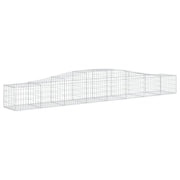 Cesto Gabbione ad Arco 400x50x40/60 cm Ferro Zincato