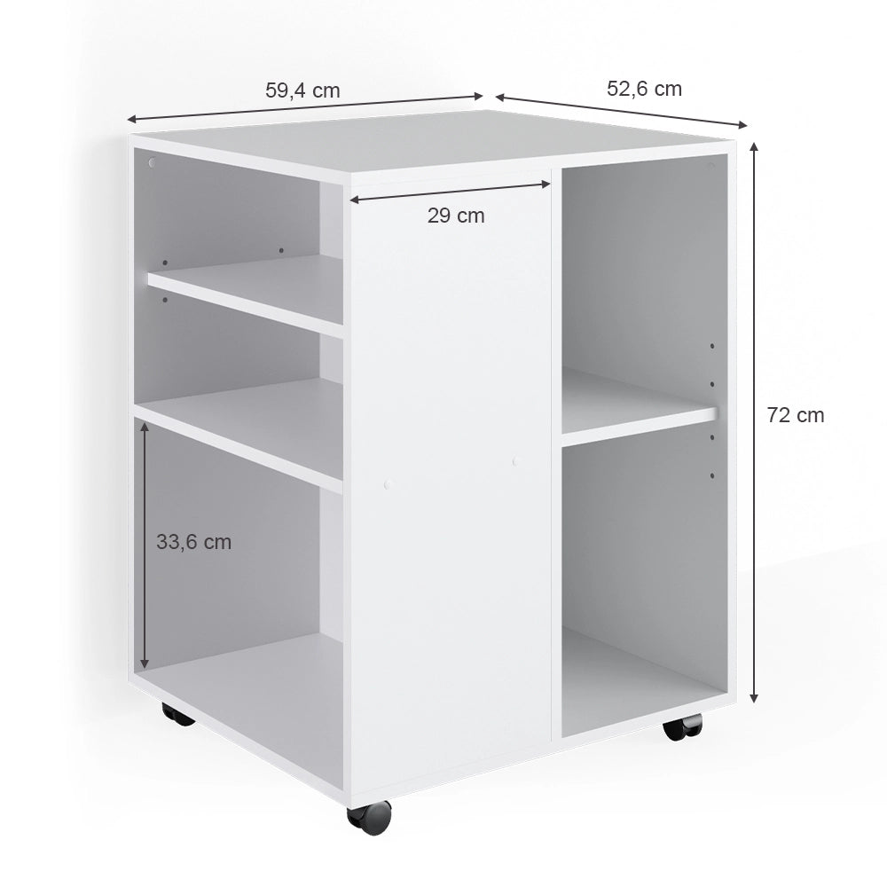 Vicco Contenitore per rotoli Bianco 52.6 x 59.4 cm