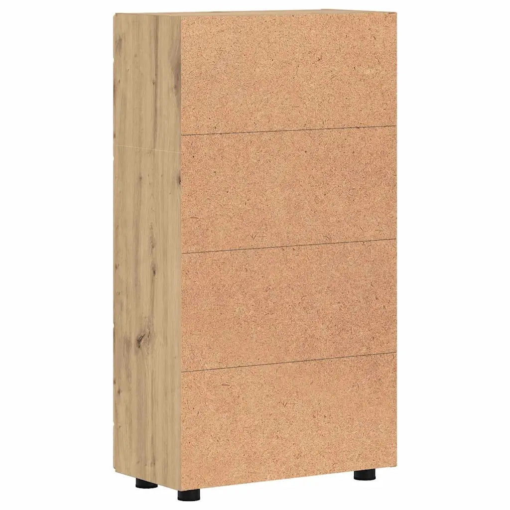 Credenza | Madia | Buffet da pranzo | Armadio da pranzo con porta FLORIN Rovere artigianale 55,5 x 29 x 100 cm