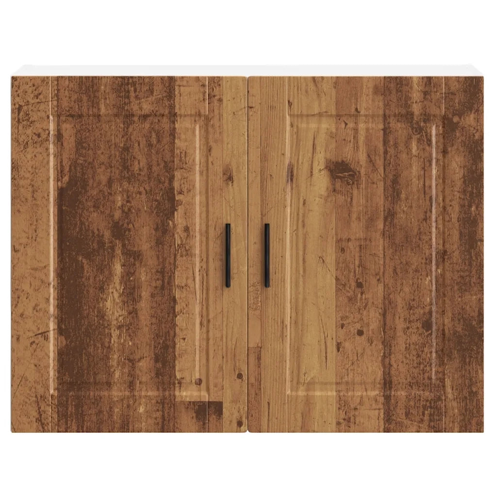 Pensile da Cucina-Mobile Cucina da Parete Porto Legno Vecchio in Legno Multistrato 926383